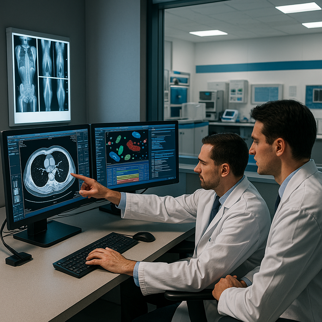 Imagens de radiologia